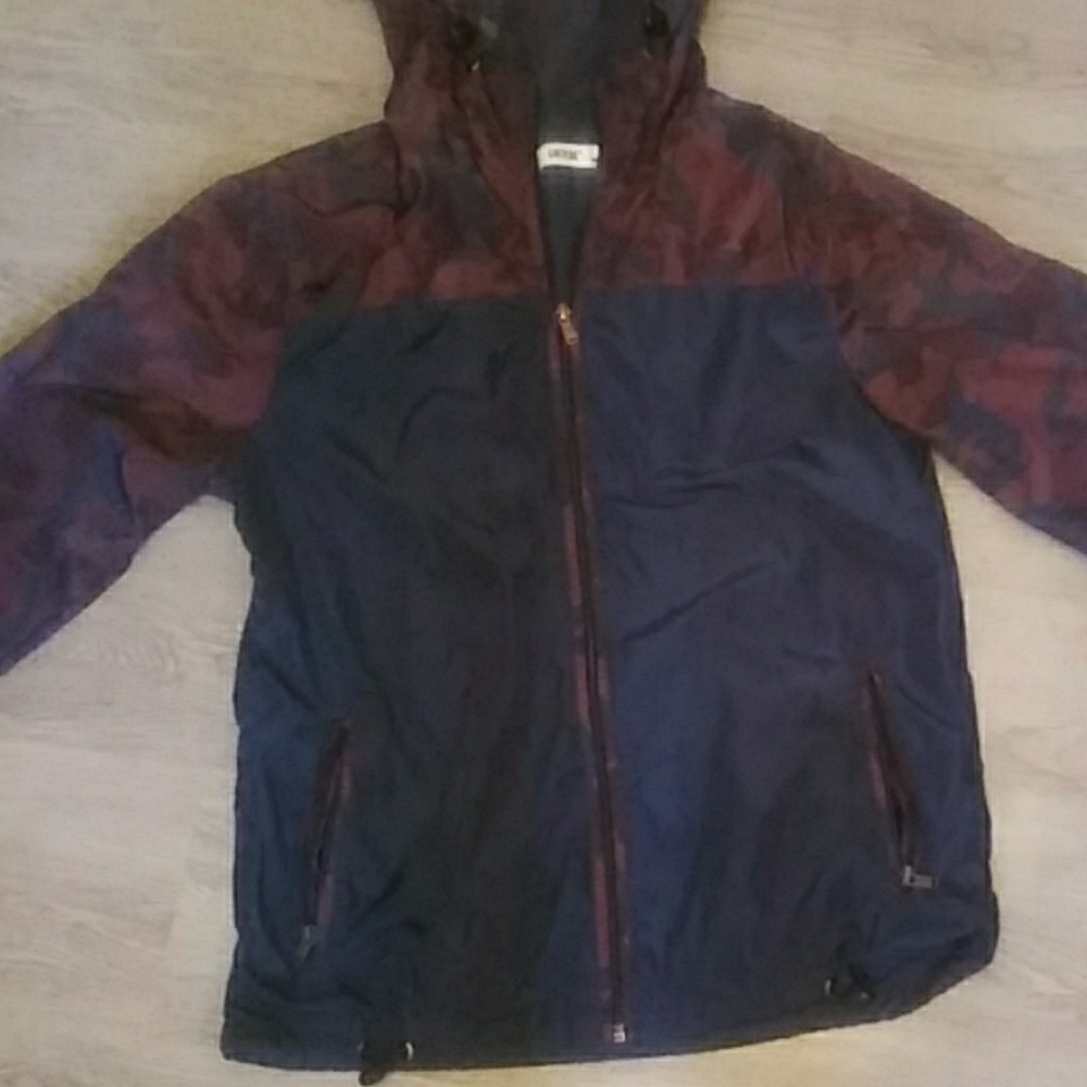 Blueish purple camo Windbreaker